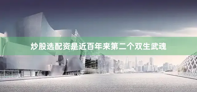 炒股选配资是近百年来第二个双生武魂